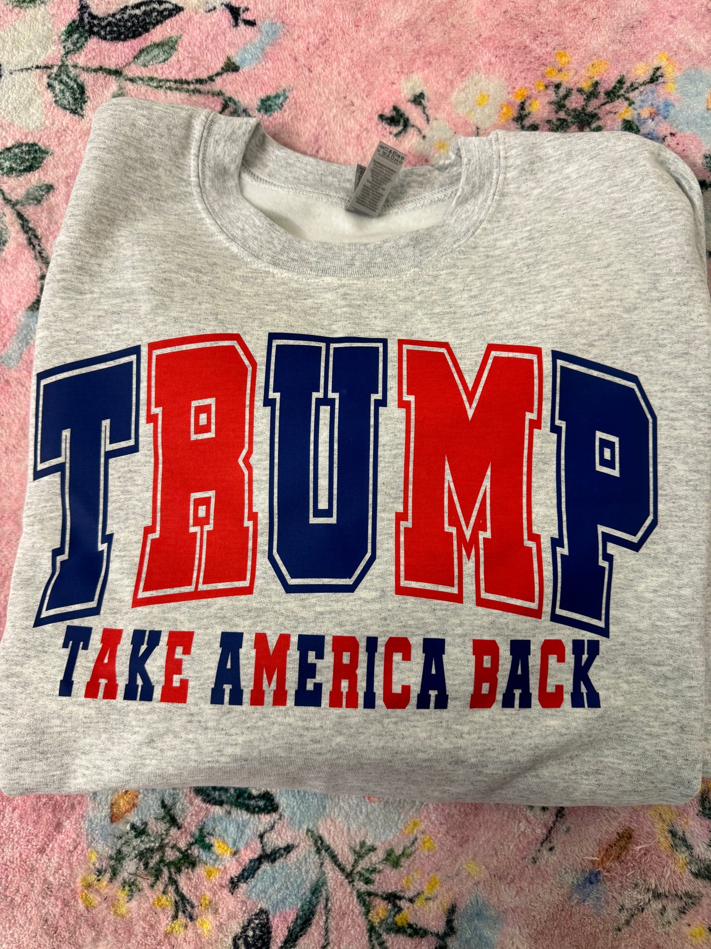 Trump 45/47 sweatshirt — 2X