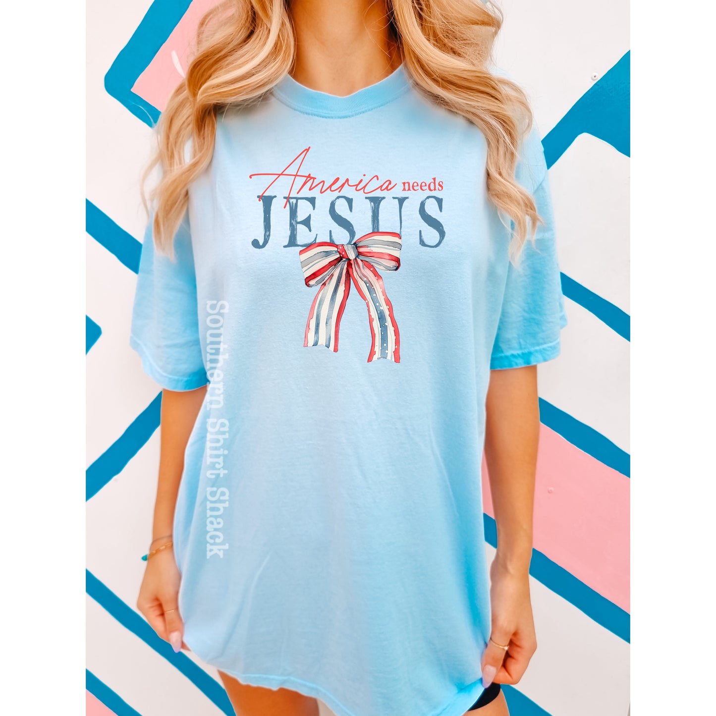 America needs Jesus CC tee