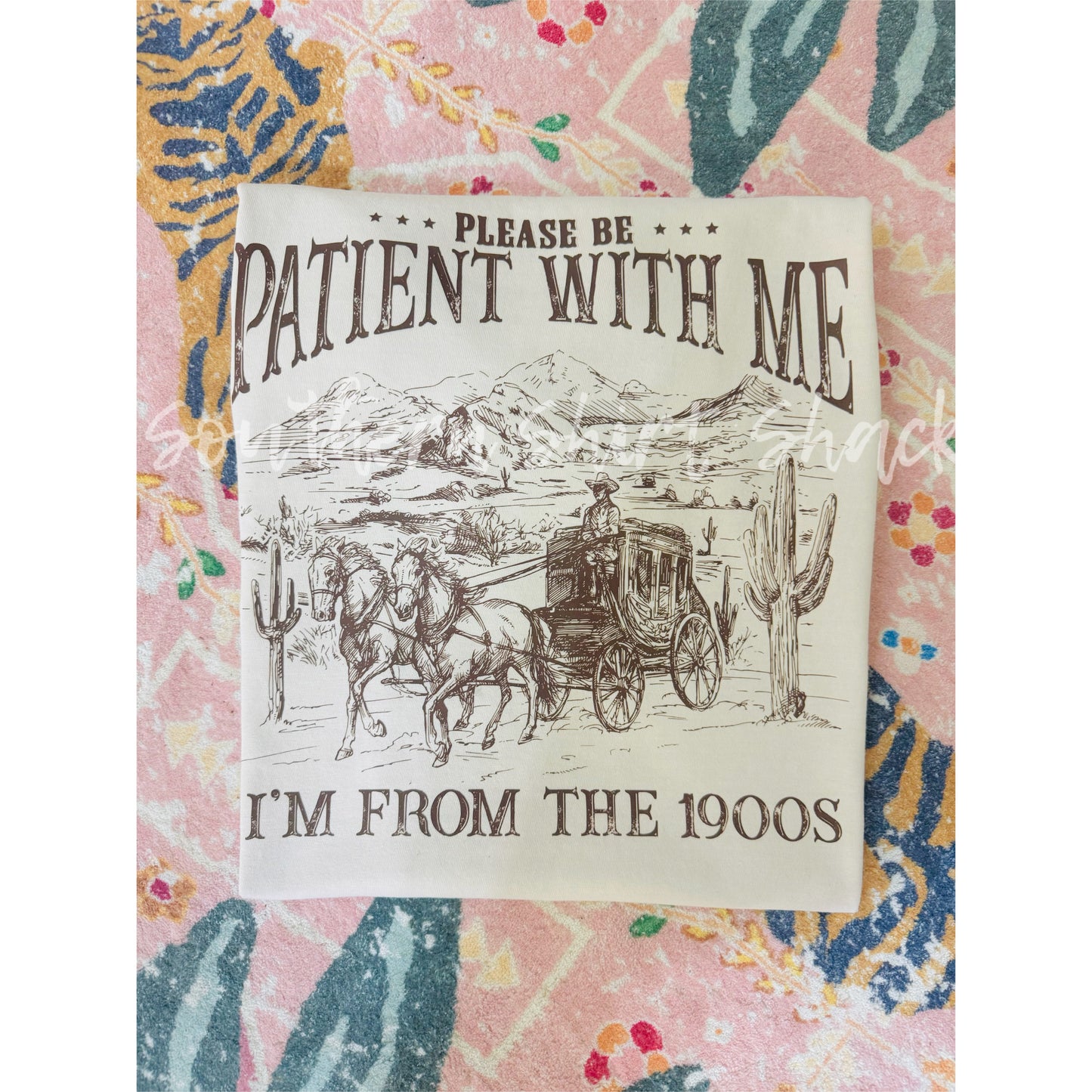 Please be patient with me, I’m from the 1900s Comfort Colors tee | Ivory