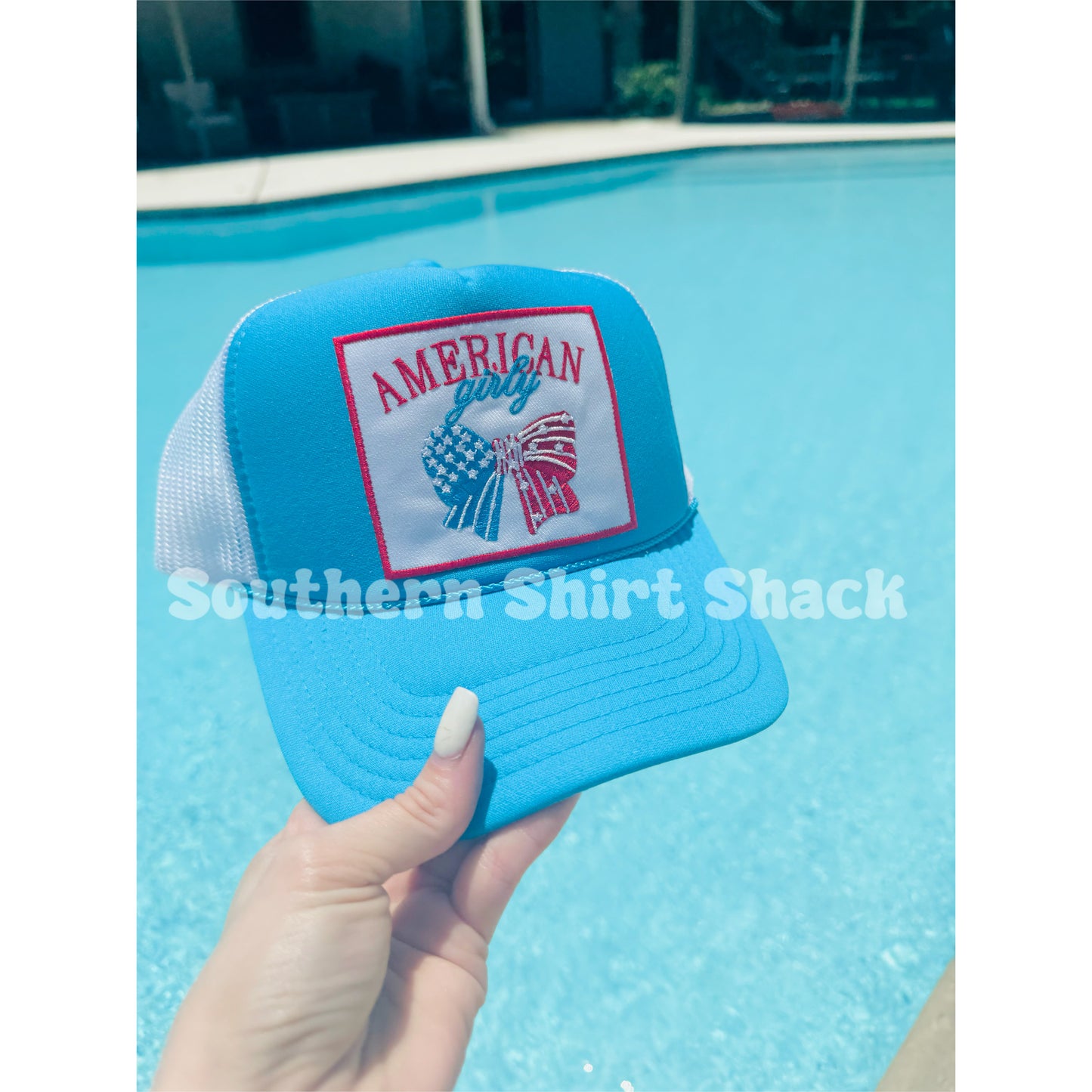 American Girly Trucker Hat | READY TO SHIP