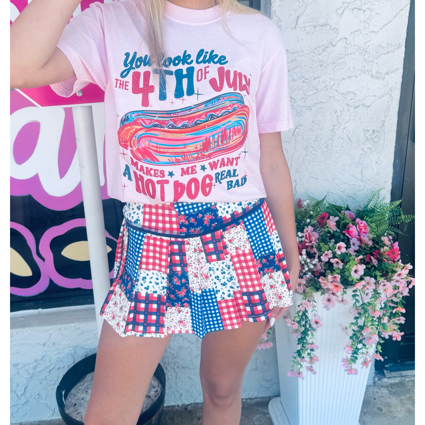 American Girly Pleated Skort
