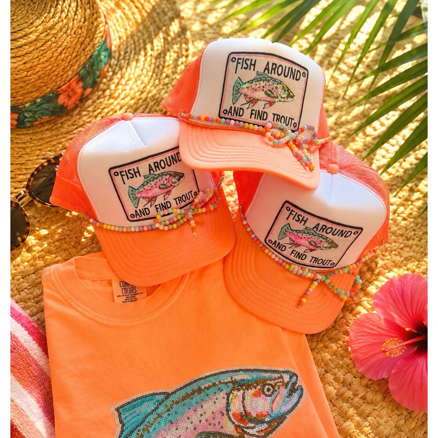 Fish around & find out trucker hat