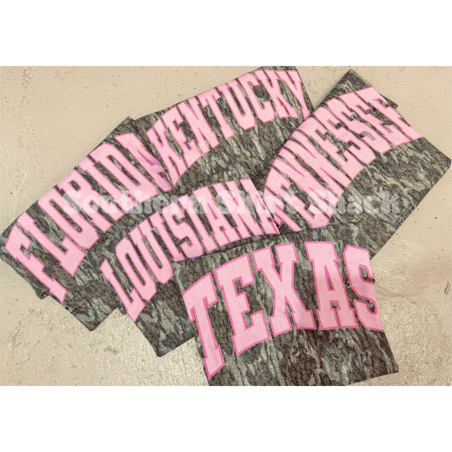 Varsity State Mossy Oak Camo Tee