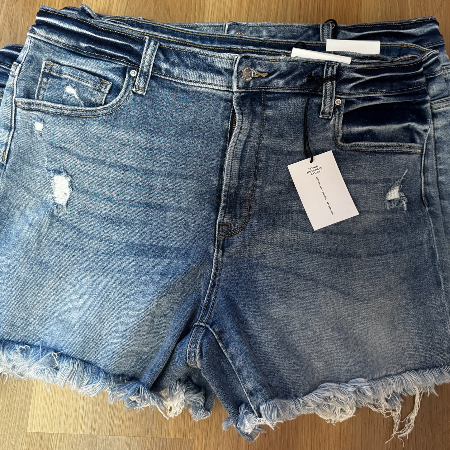 PLUS SIZE DENIM SHORTS SALE | READY TO SHIP |