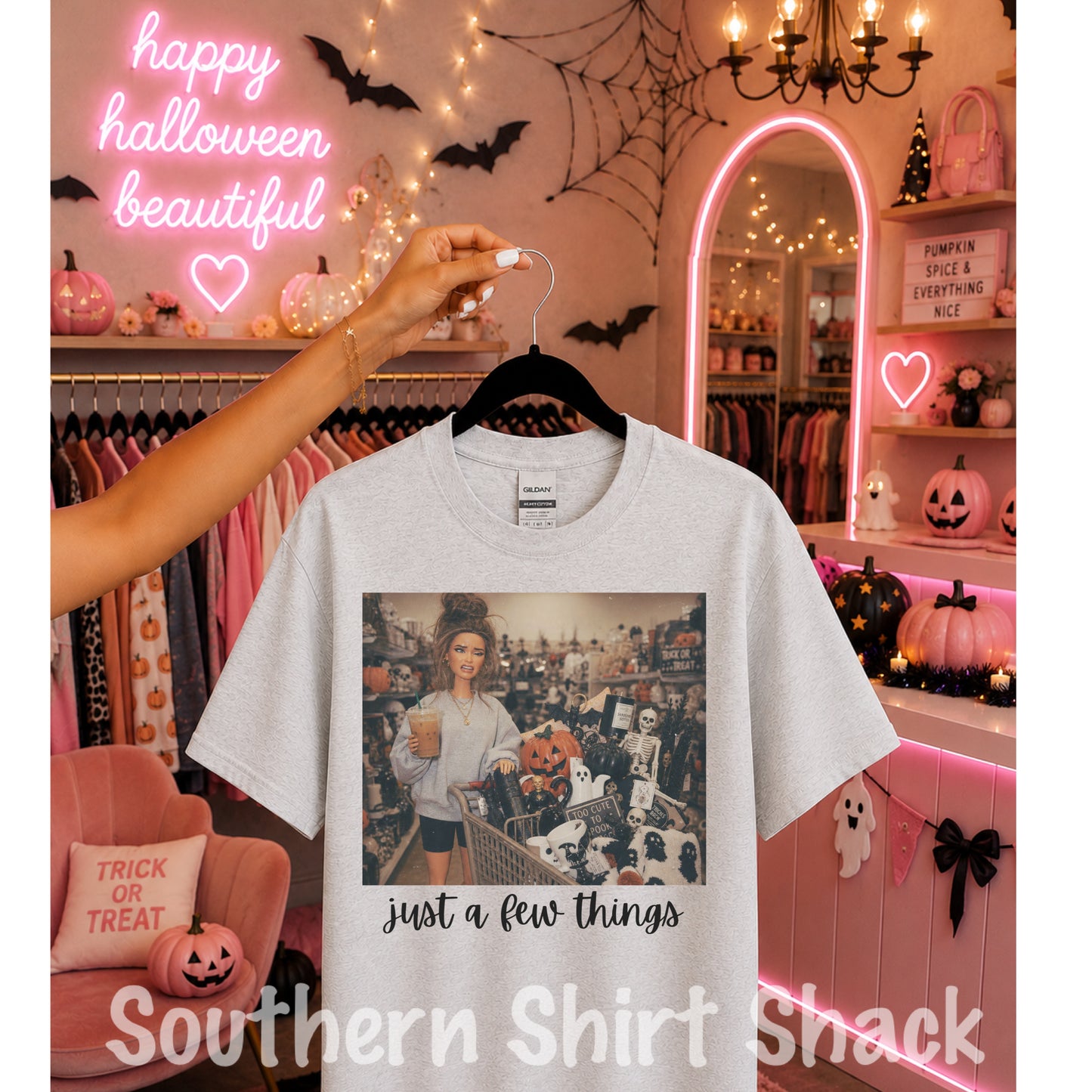 MARKDOWN MONDAY T-Shirt of the Day | NO COUPON CODES ALLOWED | HALLOWEEN SHOPPING BARBIE Gildan Dryblend | YOUTH XS-ADULT 3X