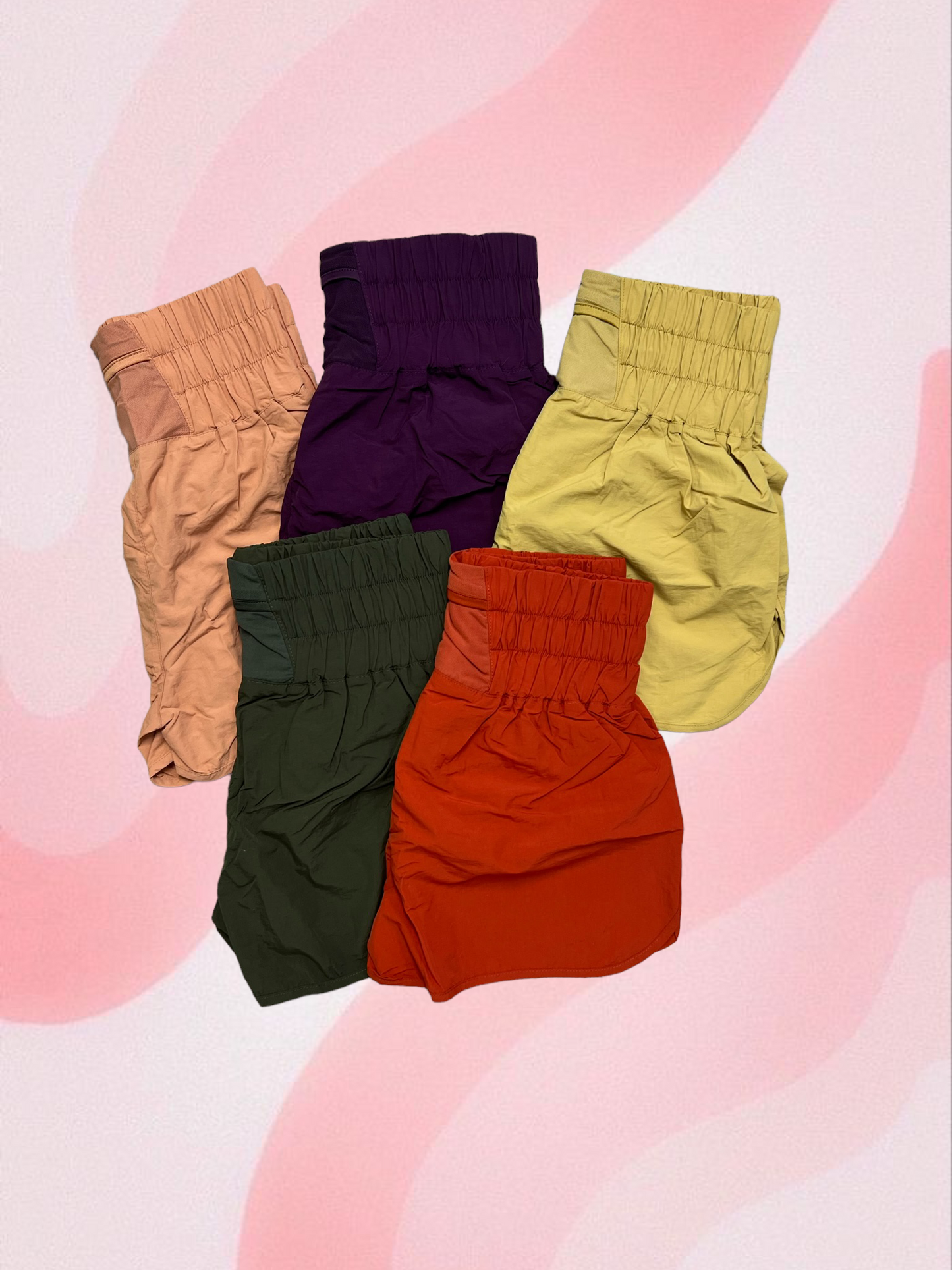 ๐Hot Girl Fall ๐ High Waisted Athletic Shorts