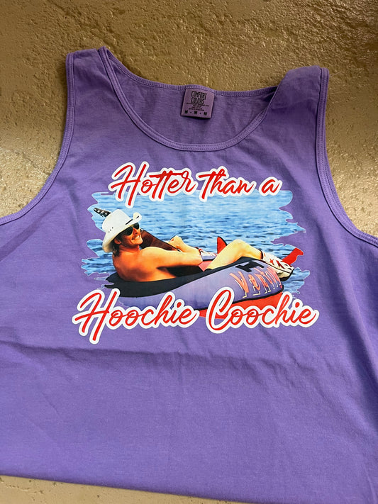 Hotter than a hoochie coochie CC Tank - Medium