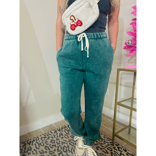 Cozy Szn Sweatpants | Dark Green