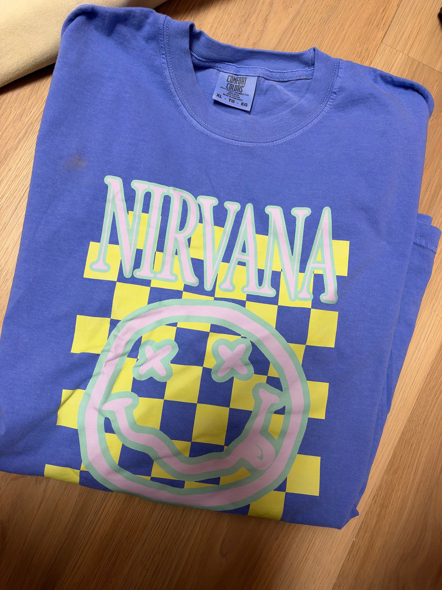 Oopsie Nirv Band Tee | xl | READY TO SHIP