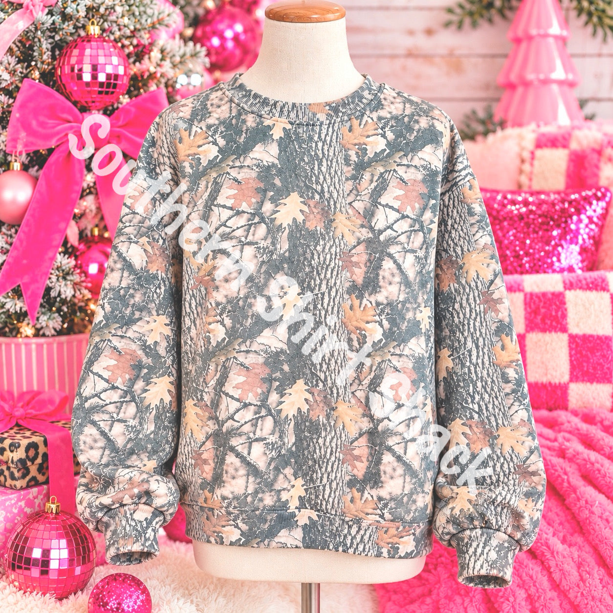 Tree Camo Sweatshirt - Ready to Ship