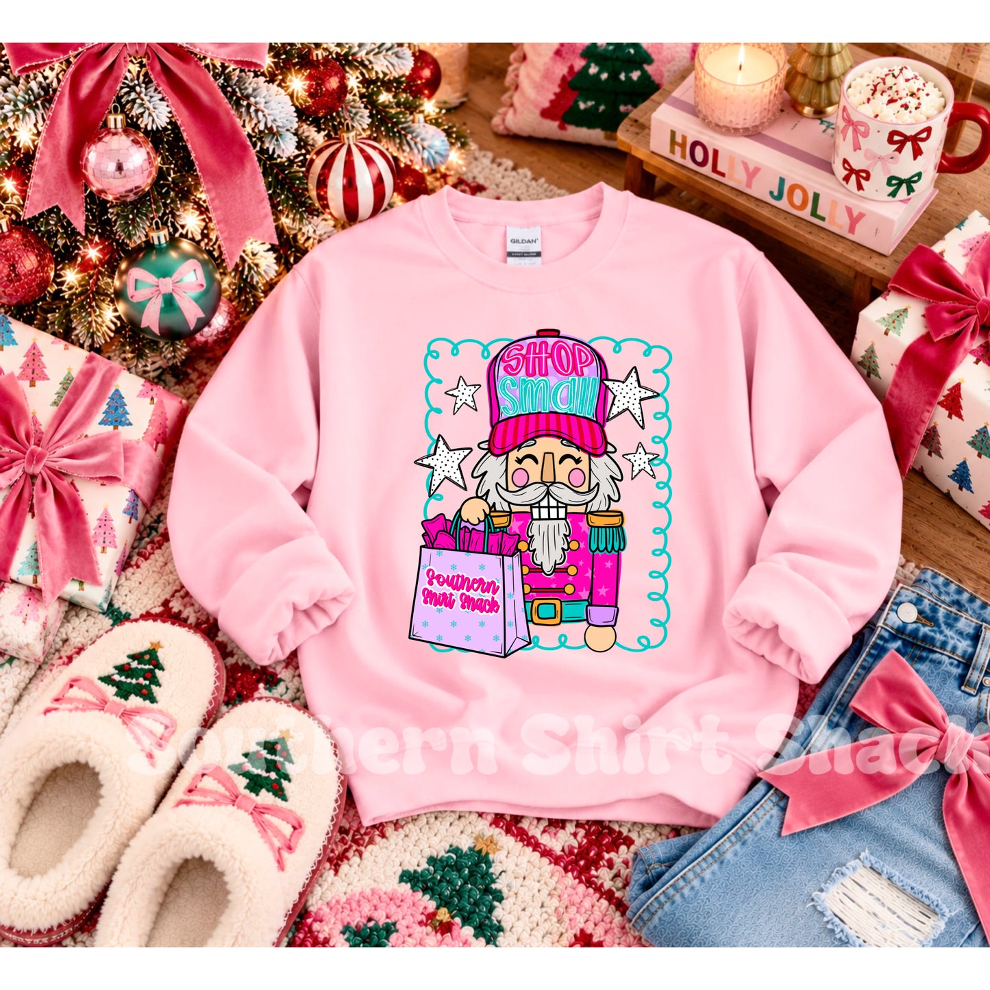 Shop Small with Southern Shirt Shack | Light Pink Sweatshirt