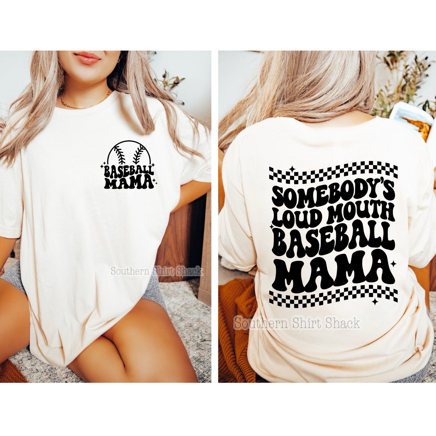 Loud Mouth Baseball Mama CC tee