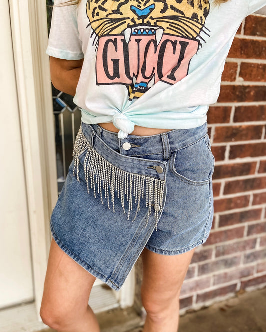 The Reba Rhinstone skort