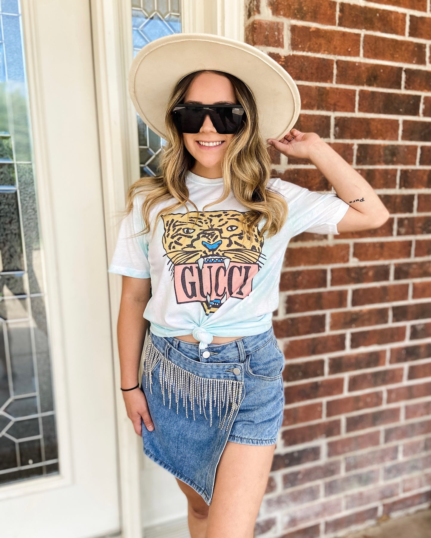 The Reba Rhinstone skort