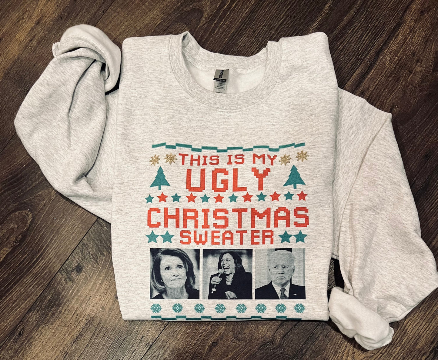 Ugly Christmas Sweater - Joe Biden