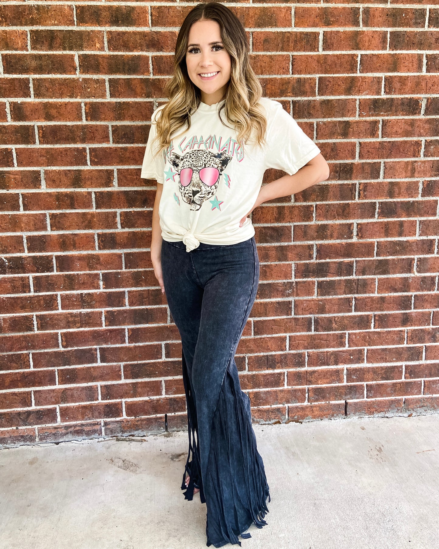 Uptown Girl Fringe Flares