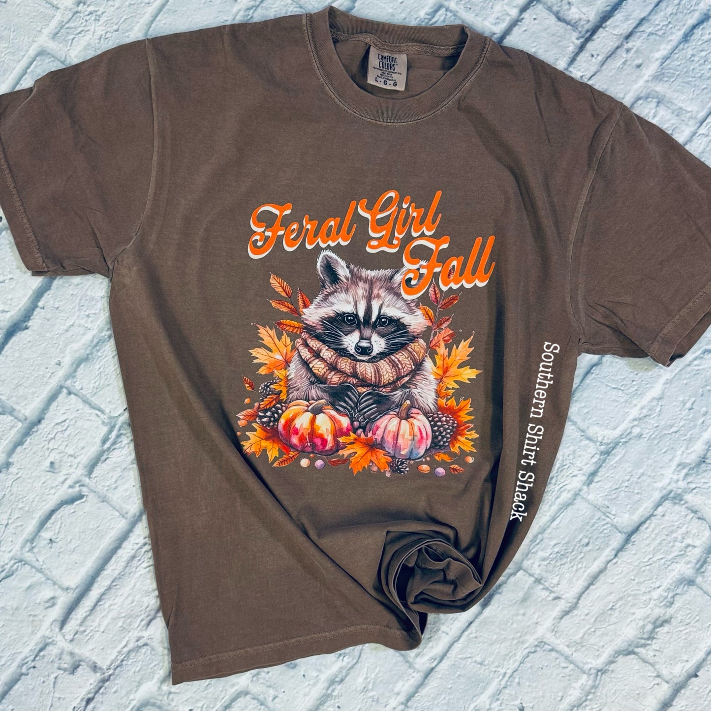 Feral Girl Fall | Espresso CC tee