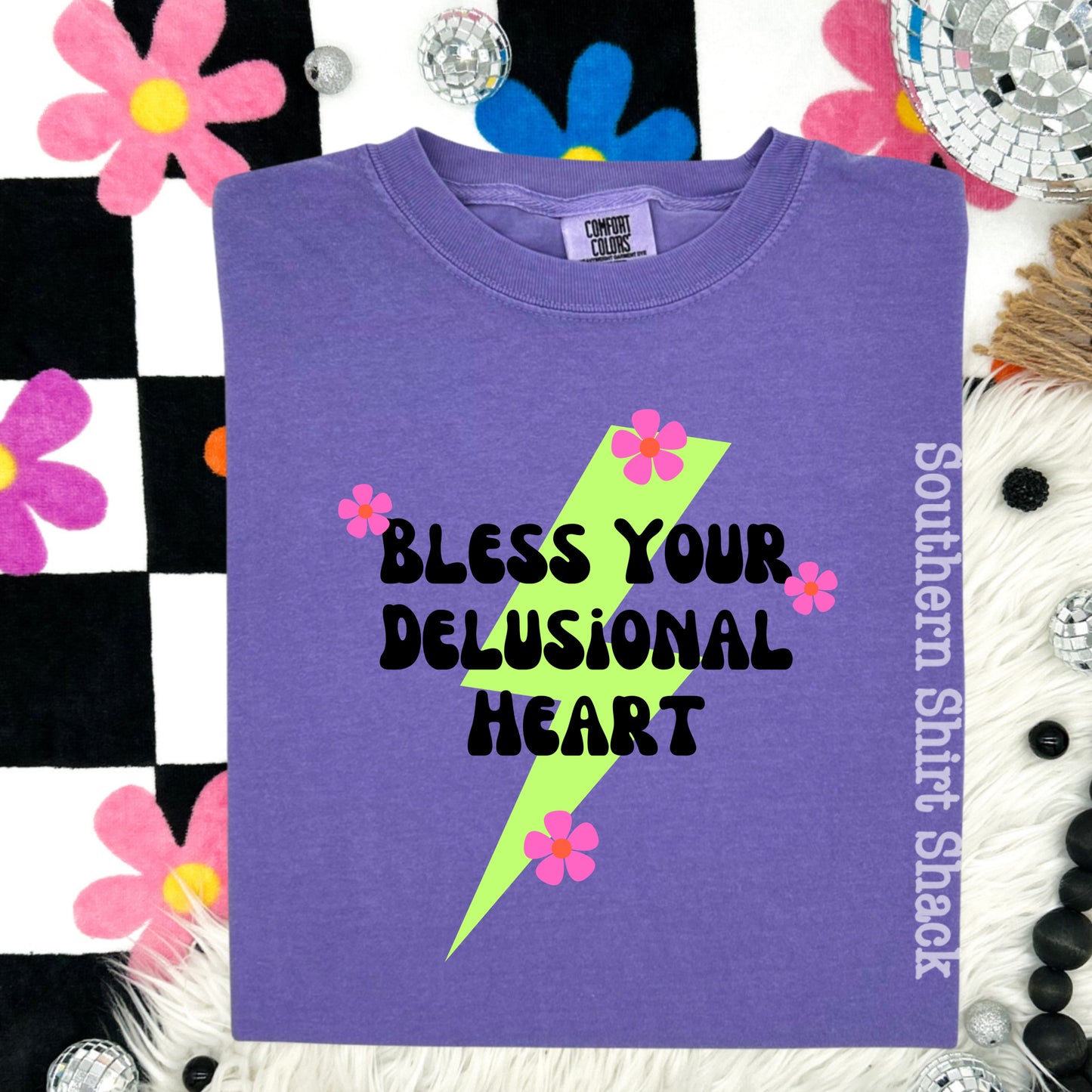 Bless Your Delusional Heart | Comfort Colors Tee