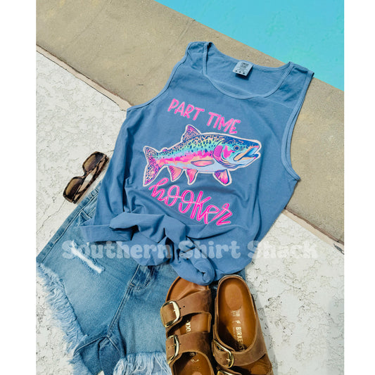 Part time Hooker | Blue Jean CC tank