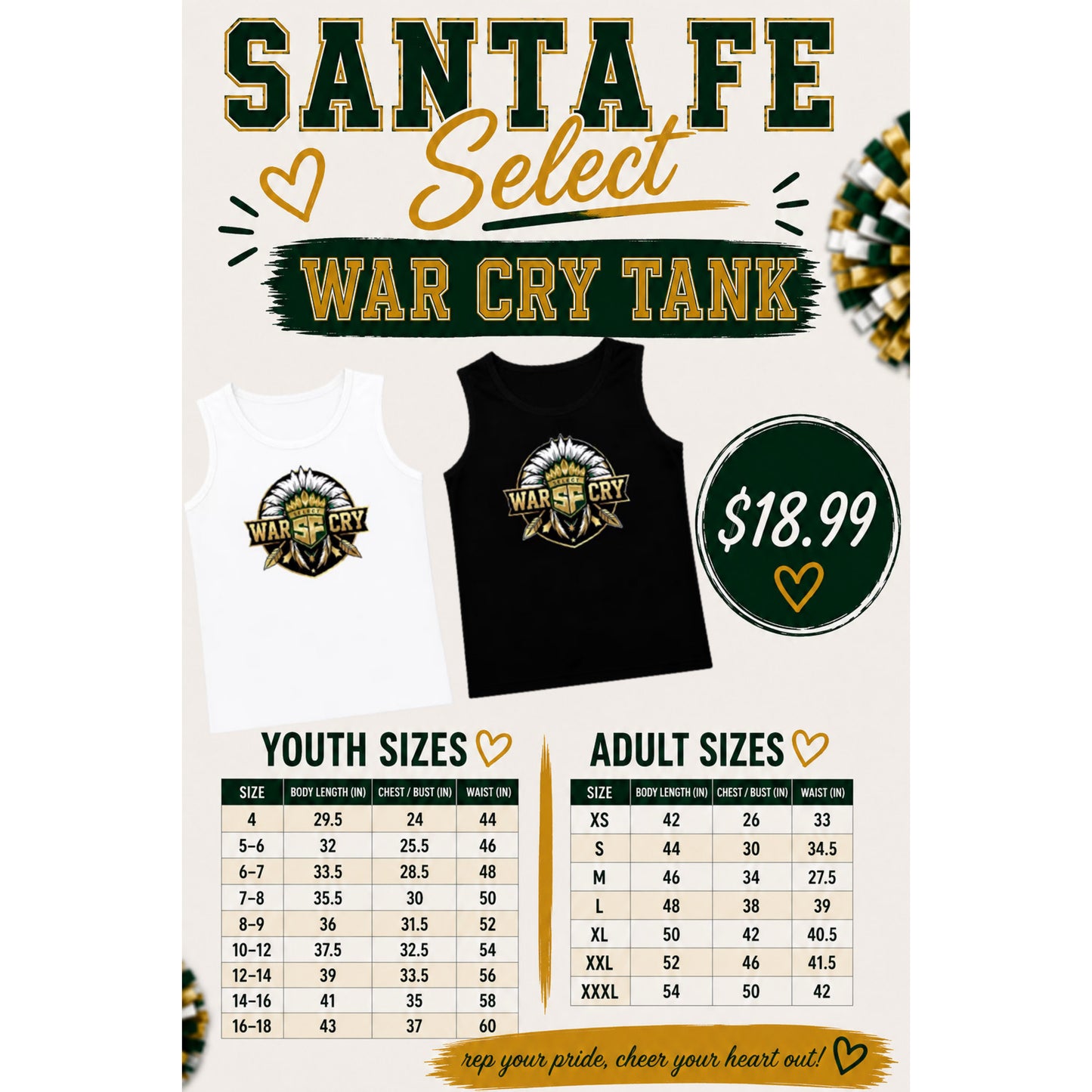 Santa Fe Select War Cry Tank
