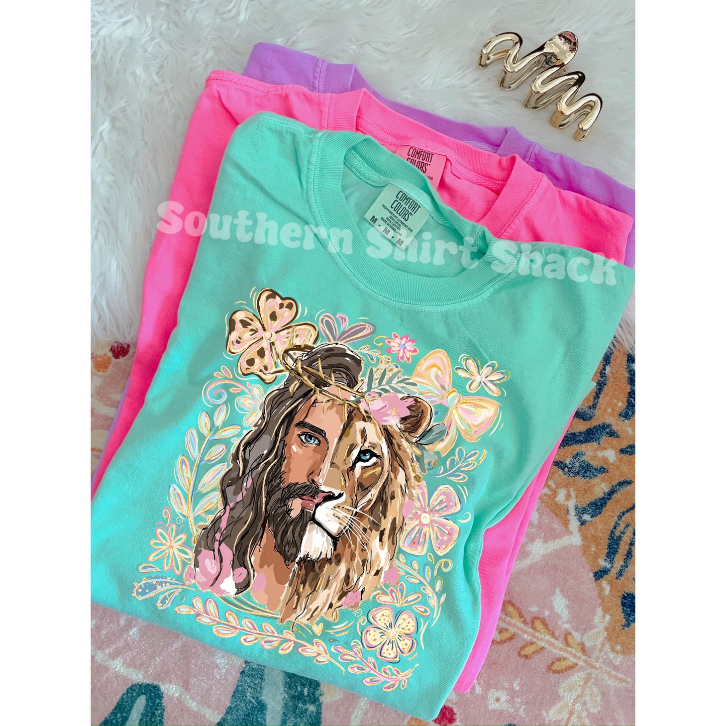 Lion of Judah Comfort Colors tee | Island Reef