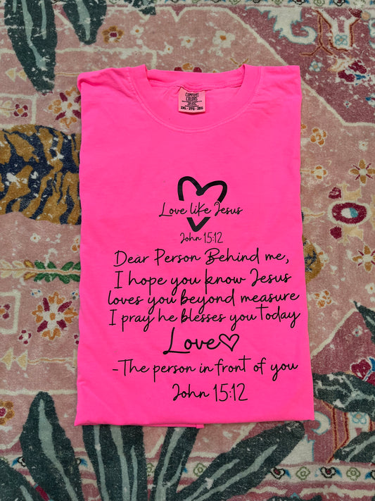 OOPSIE love like Jesus cc shirt     | 2XL | READY TO SHIP