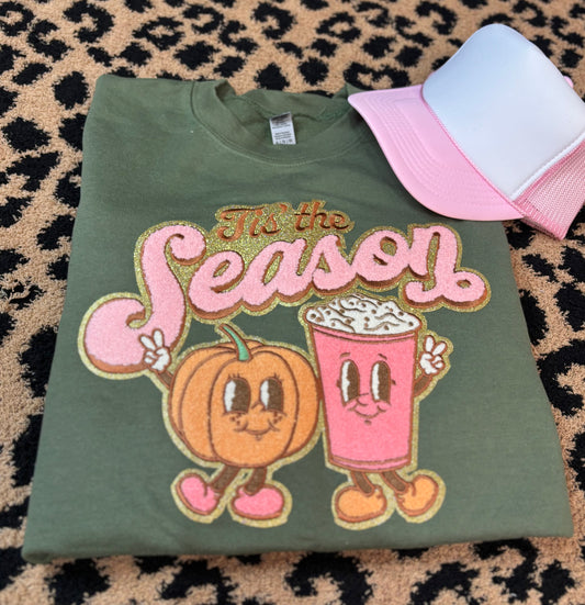 Pumpkin season patch sweatshirt - XL READY TO SHIP