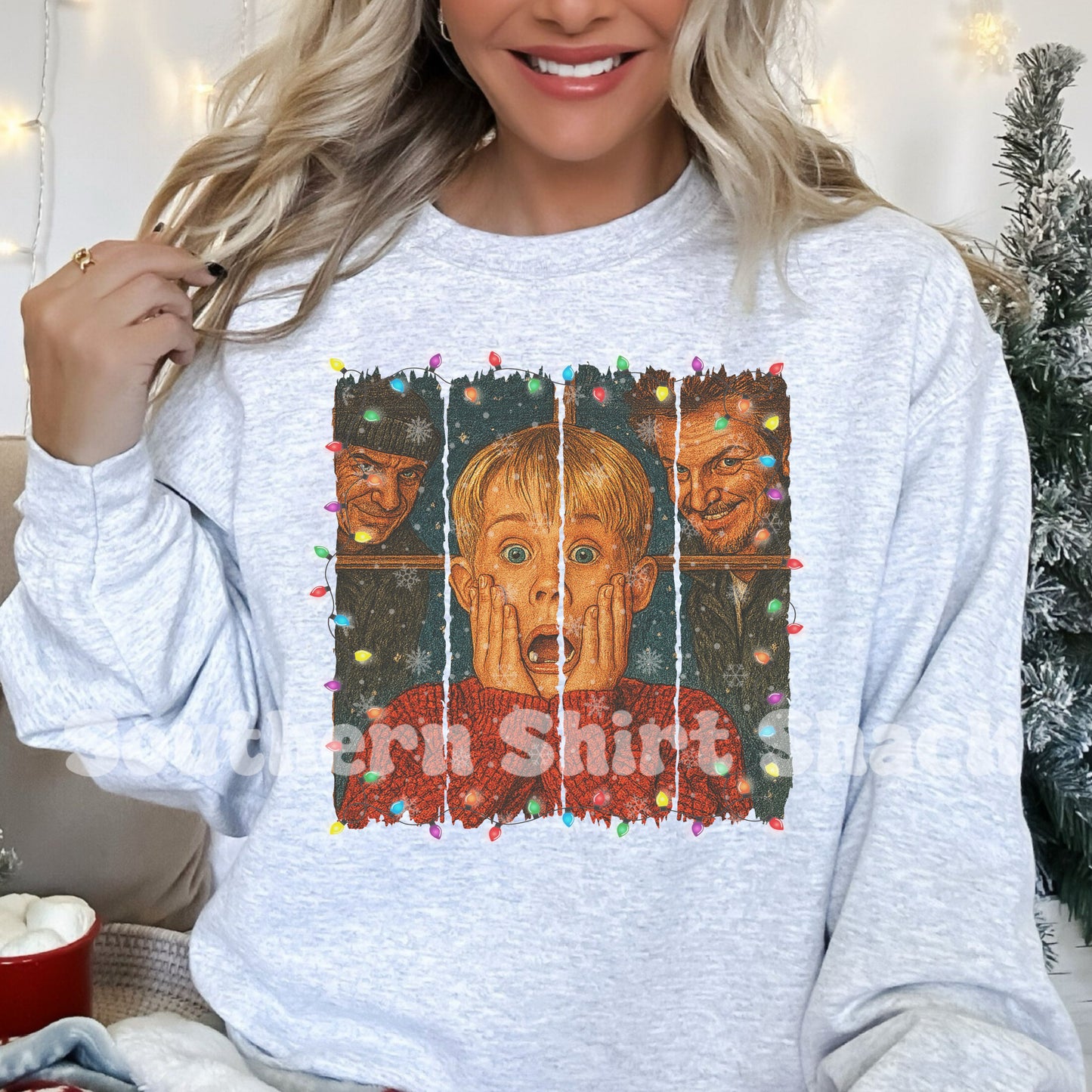 Home Alone Kevin | Ash Gray Sweatshirt