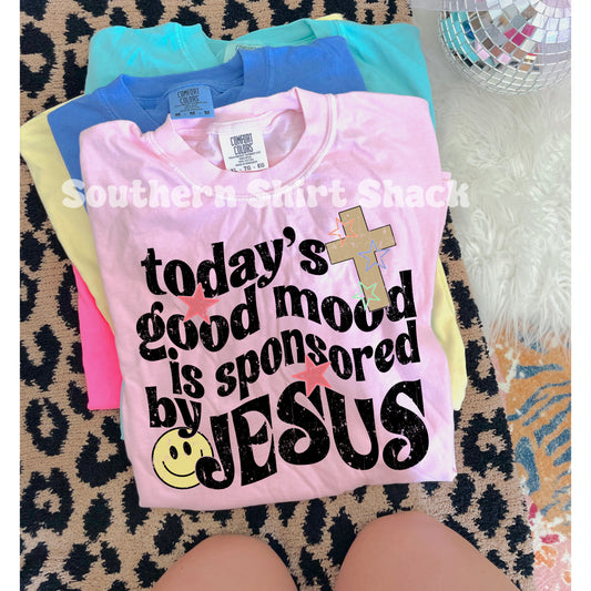 Today’s Good Mood is Sponsored by Jesus Comfort Colors tee | Blossom