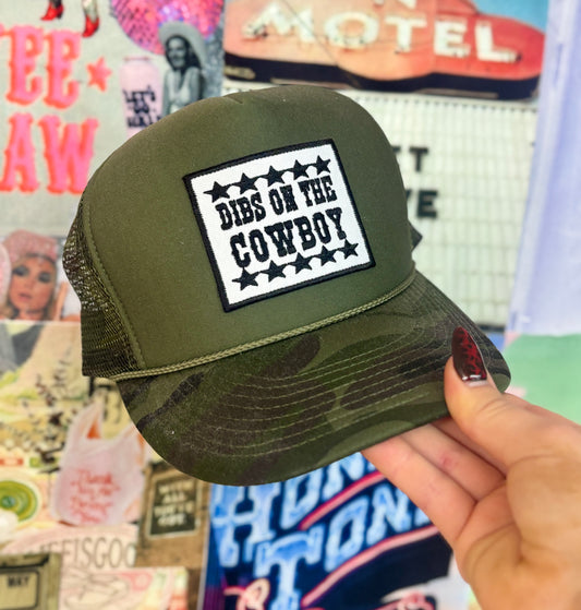 Dibs on the Cowboy Trucker Hat | READY TO SHIP