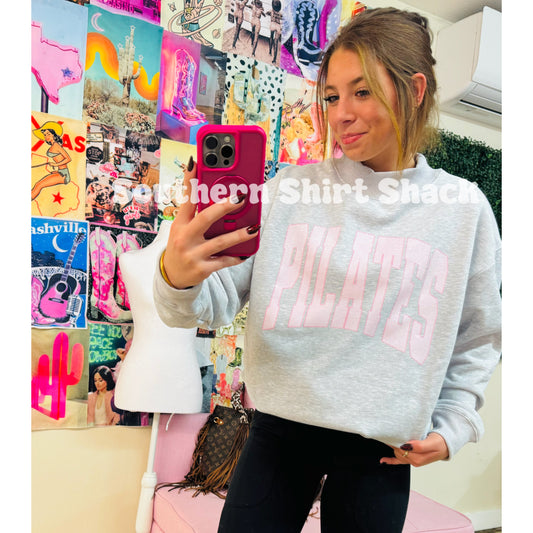 Pilates Mock Neck Sweatshirt