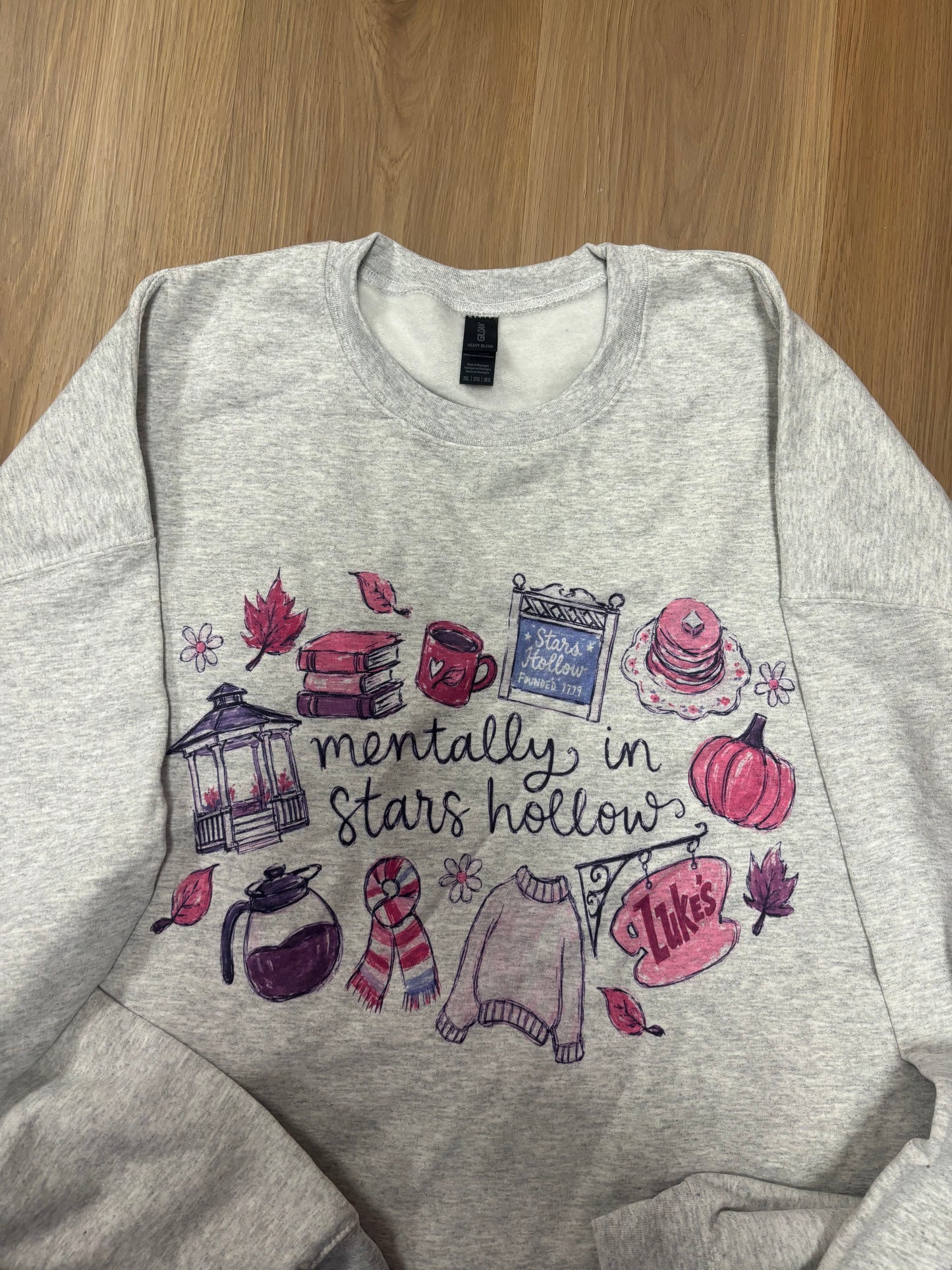 Oopsie stars hollow sweatshirt  | 3xl | READY TO SHIP