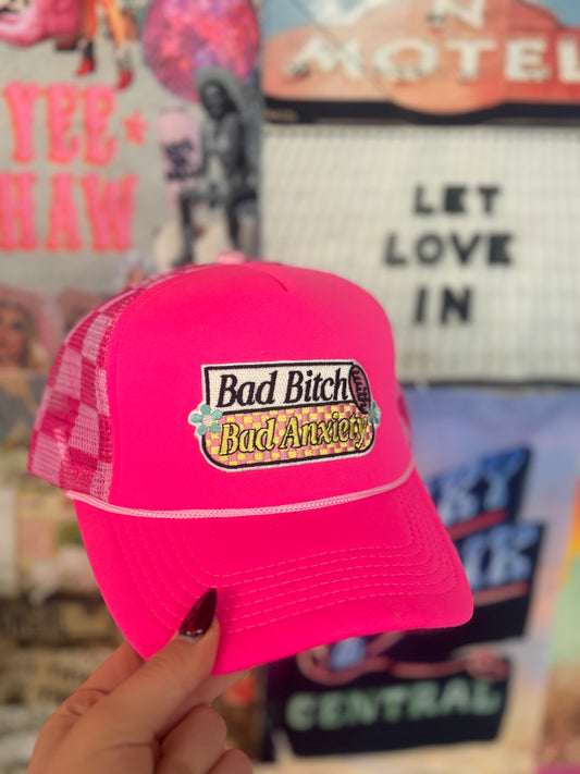 Bad B with Bad Anxiety Trucker Hat | READY TO SHIP