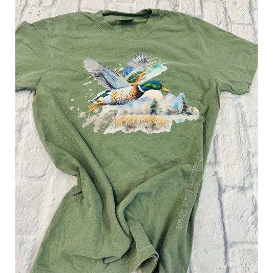 Duck Szn | Moss Green CC tee