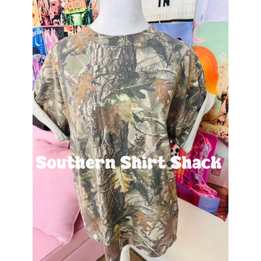Tree Camo Boxy Tee