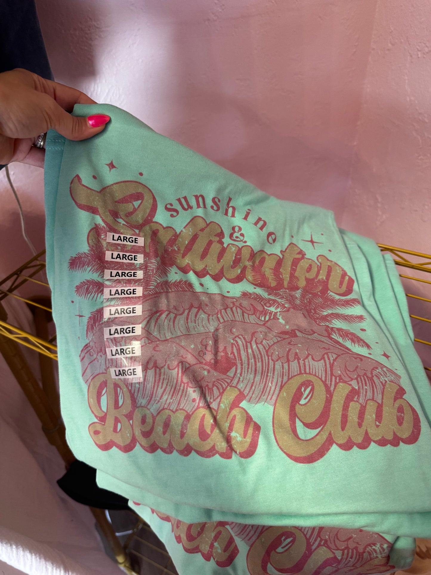 Beach club Bella Canvas tee SALE | READY TO SHIP