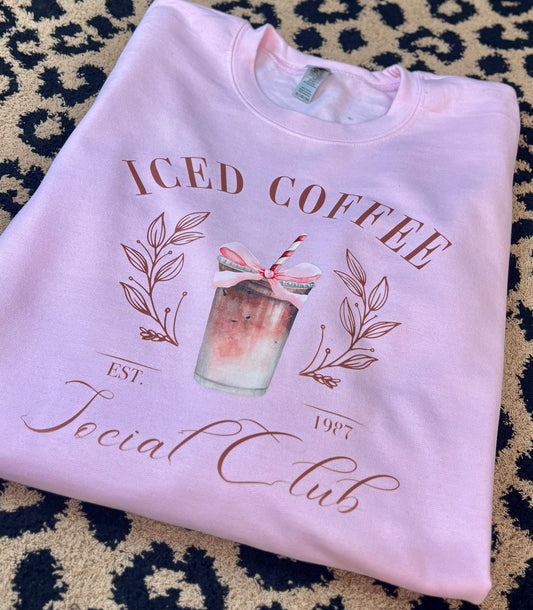 Oopsie iced coffee social club sweatshirt | 3XL | READY TO SHIP