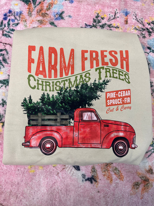 Oopsie farm fresh truck sweatshirt size XL