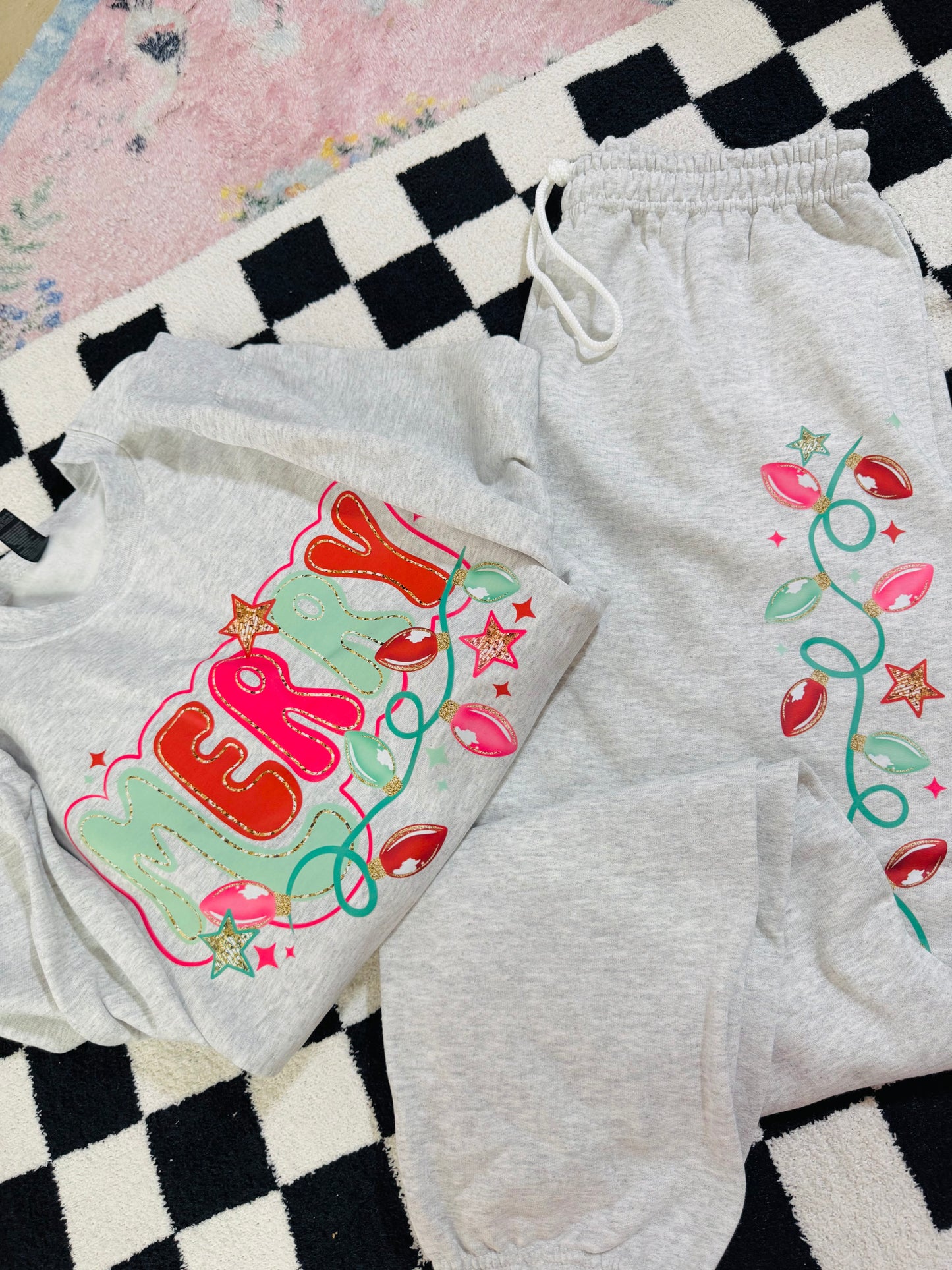 Merry Lights Sweat Set