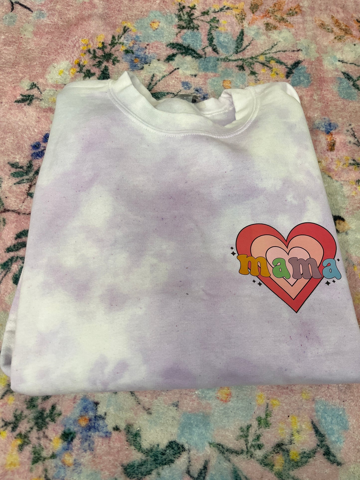 Oopsie tie dye mama sweatshirt size L