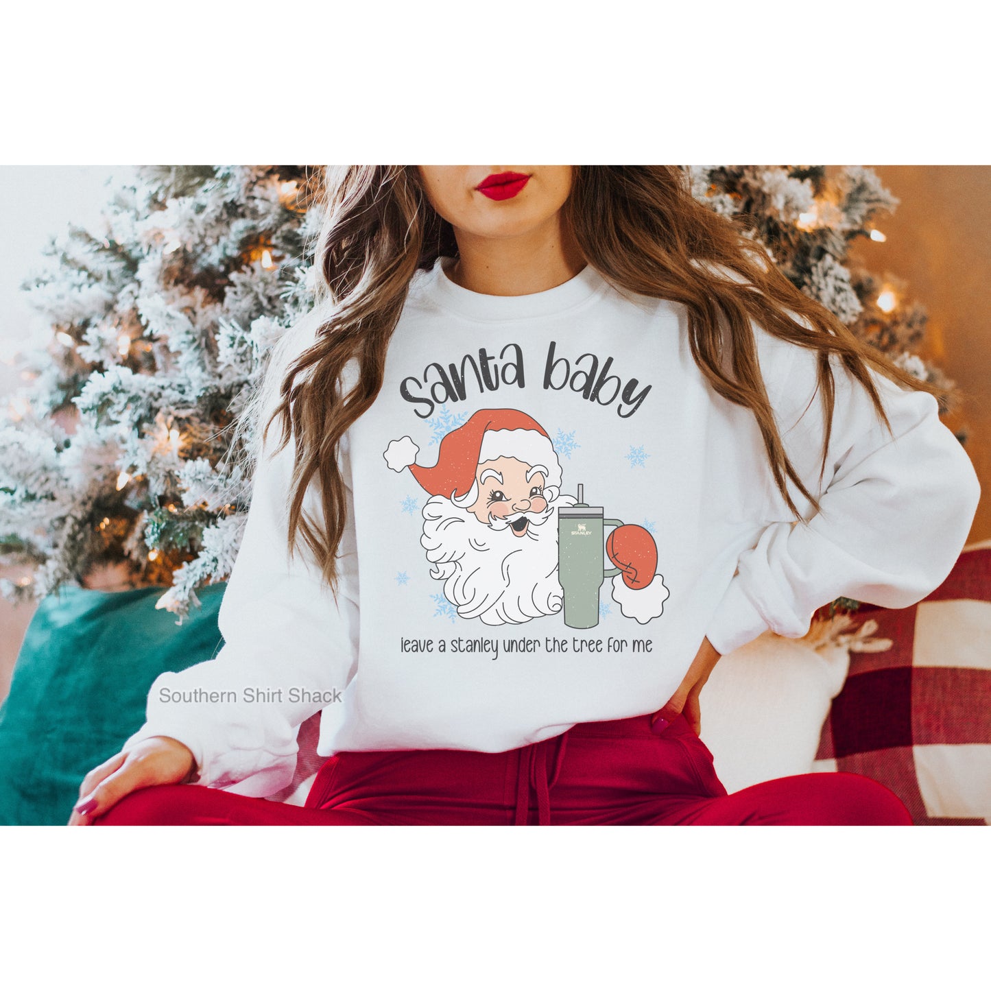 Boujee Santa Baby Sweatshirt