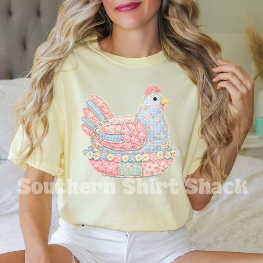 Quilt Nesting Hen | Banana