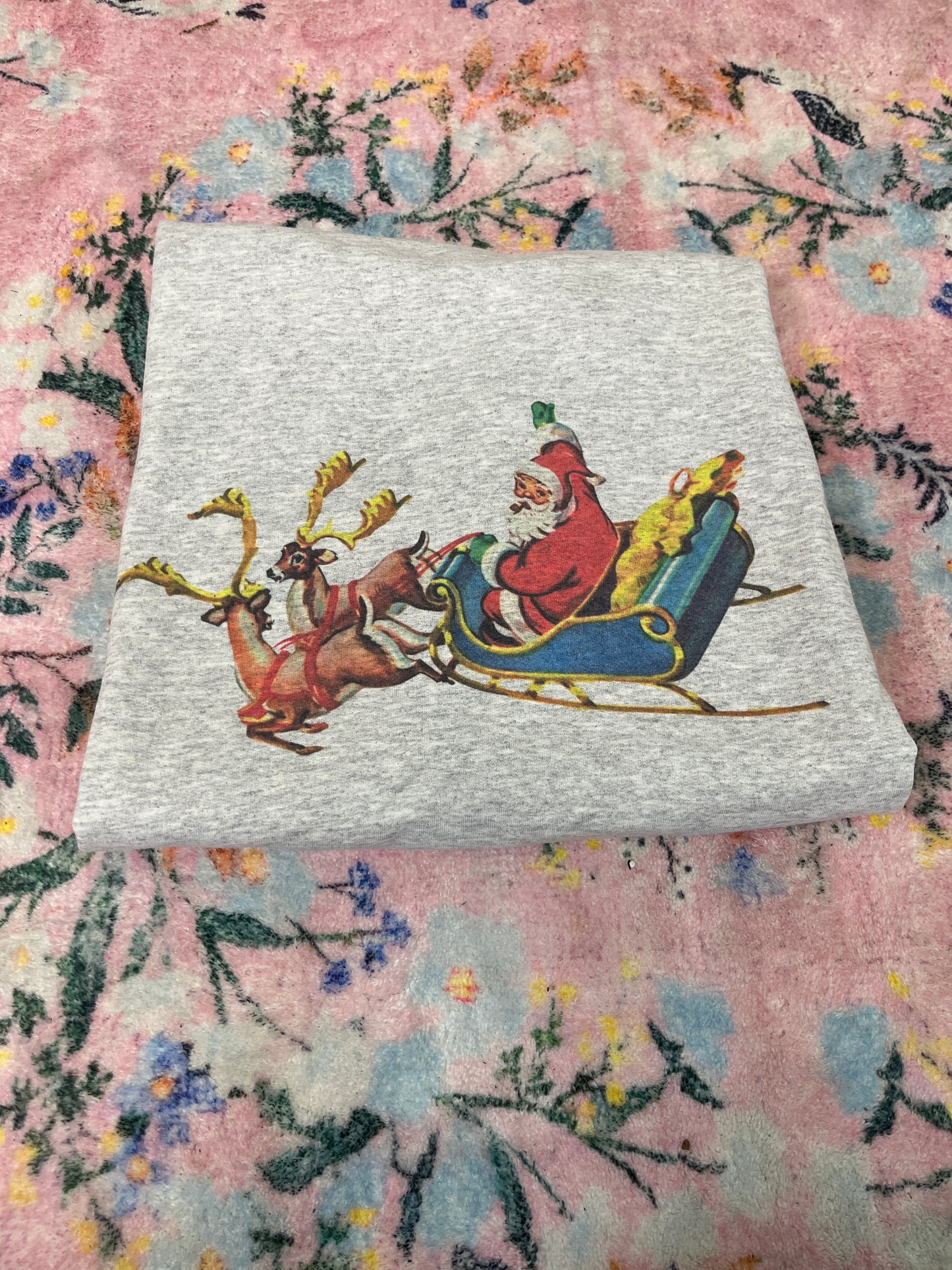 Oopsie vintage Santa sweatshirt size L