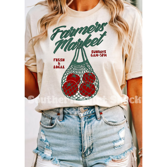 Farmers Market Comfort Colors tee | Ivory