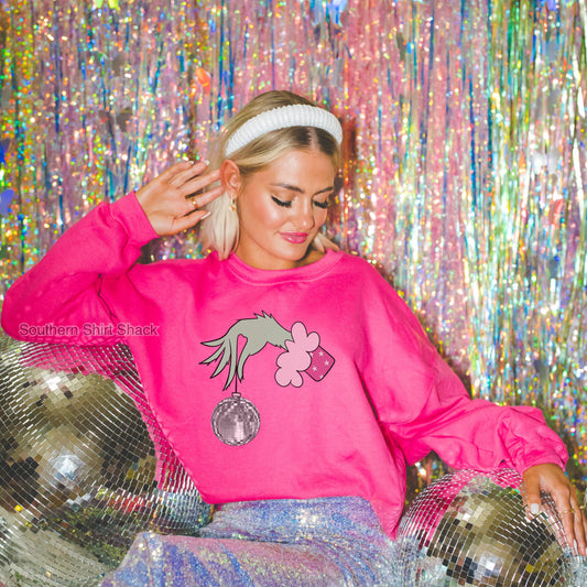 Groovy Grinchhh 🪩 💕Sweatshirt