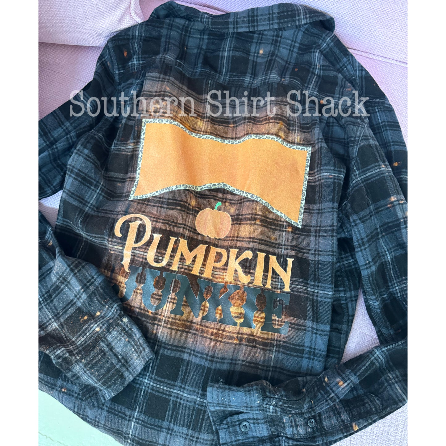 Bleached Pumpkin Flannel | Ready to ship