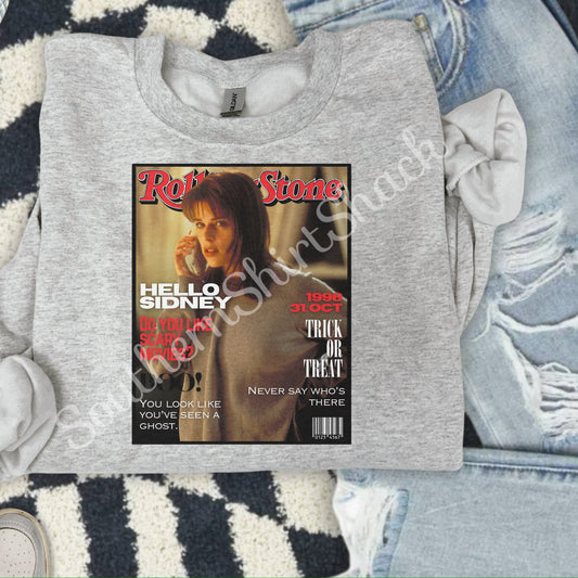 Hello Sidney Magazine Cover Sweatshirt | Ash Gray