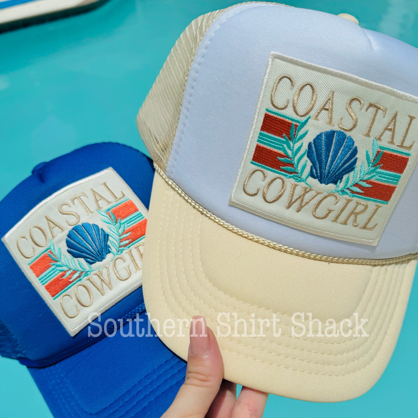 Coastal Cowgirl trucker hat