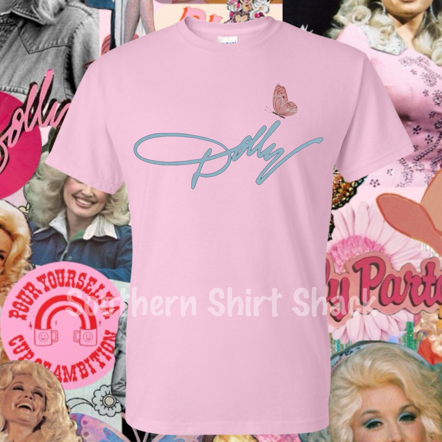WWDD WEDS | Dolly Sig. | NO COUPON CODES ALLOWED | Gildan Dryblend light pink