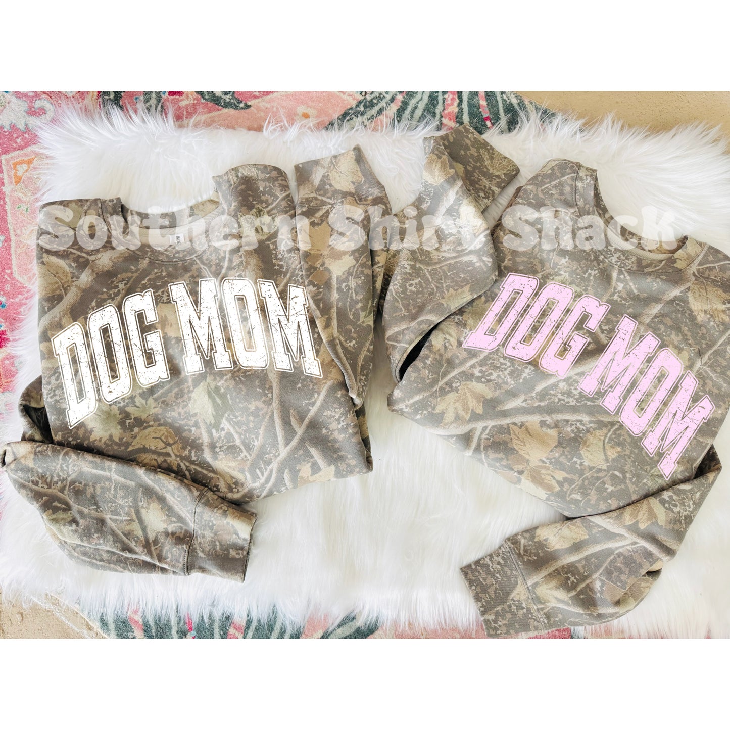 Dog Mom | Deadwood Camo Sweatshirt